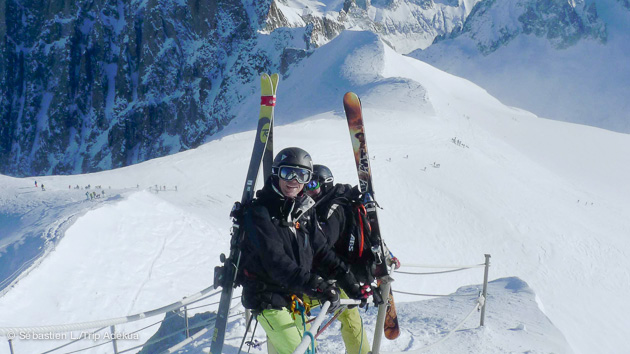 stage de ski hors piste à Chamonix