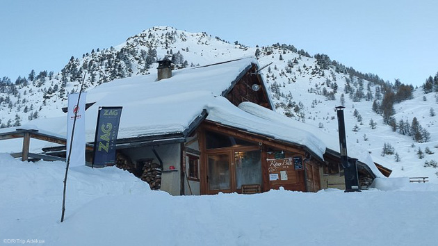 Le refuge de Buffère en ski de randonnée dans la vallée de la Clarée