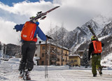 Jours 1 et 2 : Ski freeride relax dans les stations de ski du Piémont - voyages adékua