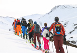 Jours 3 à 6 : Skier dans la vallée Perduta, un grand moment de ce séjour ski freeride - voyages adékua