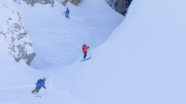 Un séjour de ski freeride de rêve dans les Dolomites en Italie