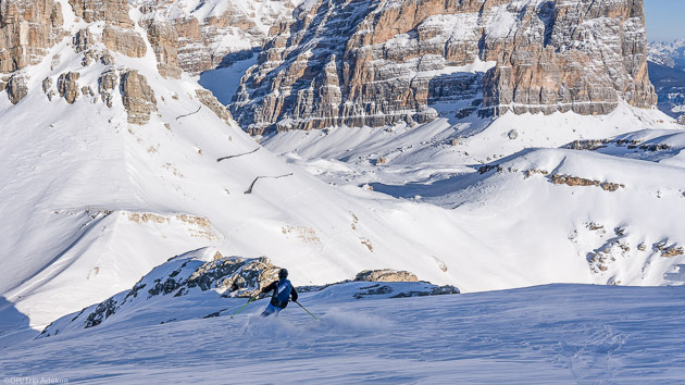 Des sessions de ski freeride inoubliables dans les Dolomites