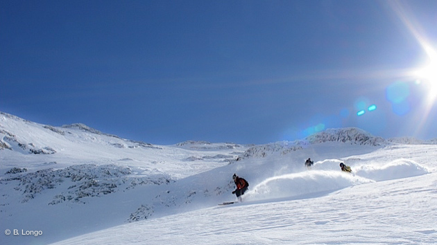 Arpentez en ski freeride le magnifique domaine des Deux-Alpes